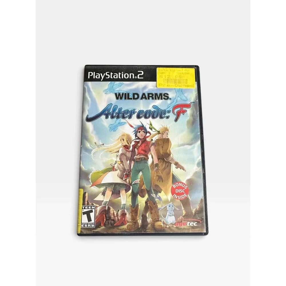 Wild Arms Alter Code F Sony PlayStation 2 PS2 RPG, TESTED